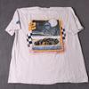 Vintage 90s Rusty Wallace NASCAR TT-Shirt Mens XL White USA Made