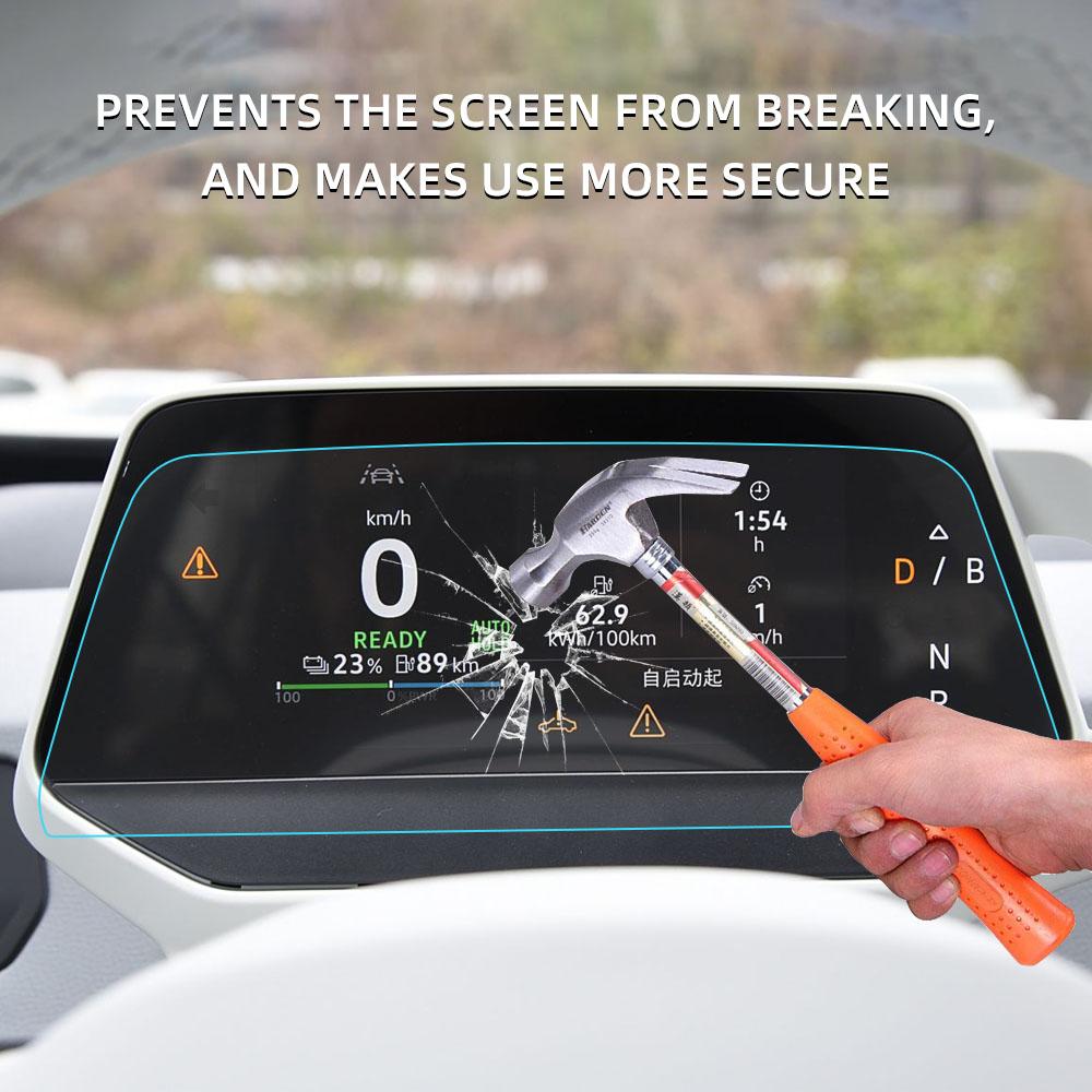 For Volkswagen VW ID3 ID.3 ID.4 ID.Cockpit 2020-2025 Instrument Screen Film Tempered Glasses Film Dashboard Protector Membrane
