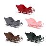 Mini Sled Ornament Candy Dish Santa Christmas Sleigh Decoration Table Centerpiece XmasSled Ornament Sleigh Basket