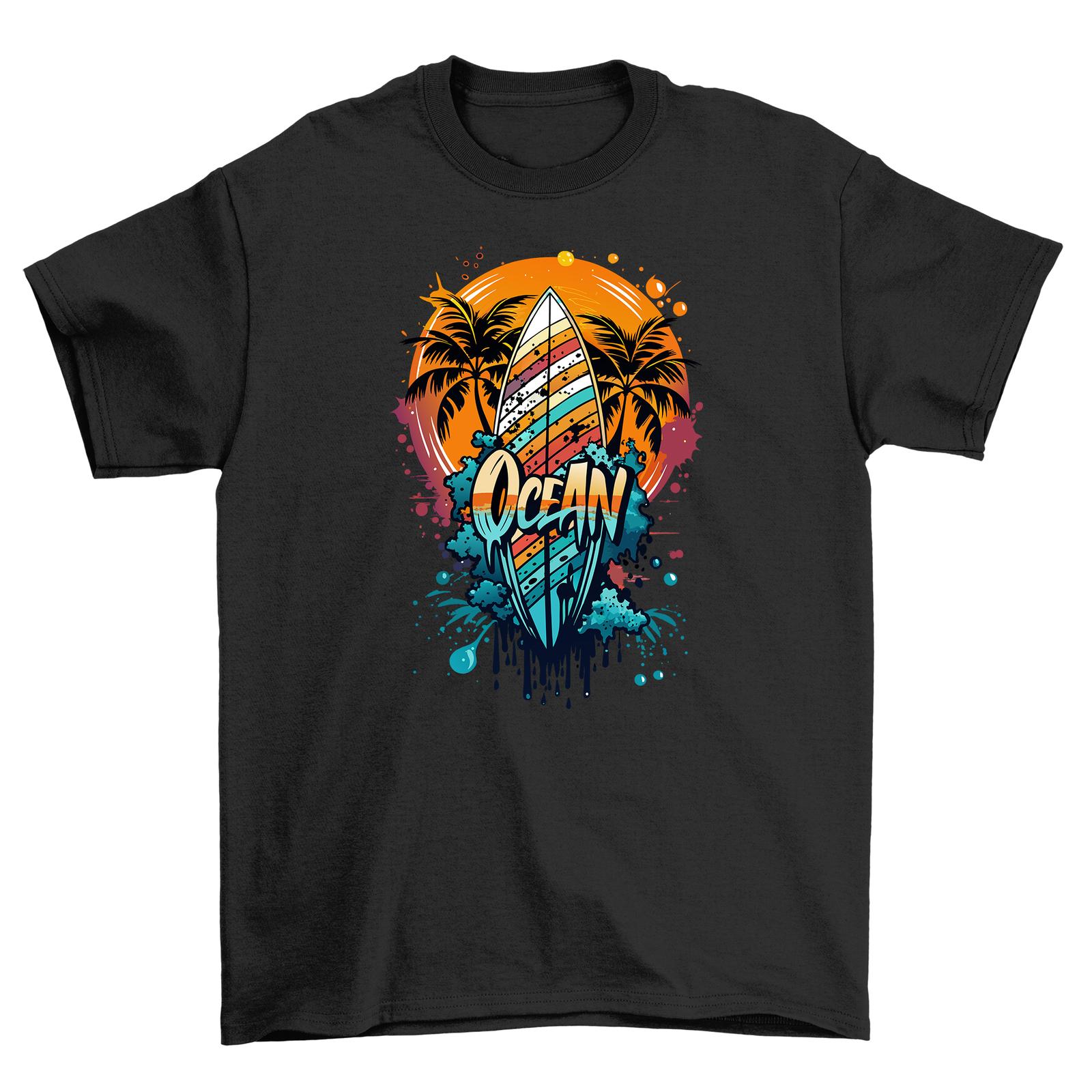 

Catch the Wave with Summer_93 T-Shirt Mens Womens Tees Top - Surf s Up and Palm Trees Down! Funny U L