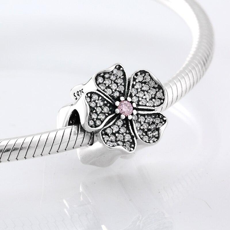 Perles fines en argent sterling 925 de forme ronde La famille est là où l'amour grandit Perles fines à faire soi-même adaptées aux bracelets à breloques originaux Fabrication de bijoux