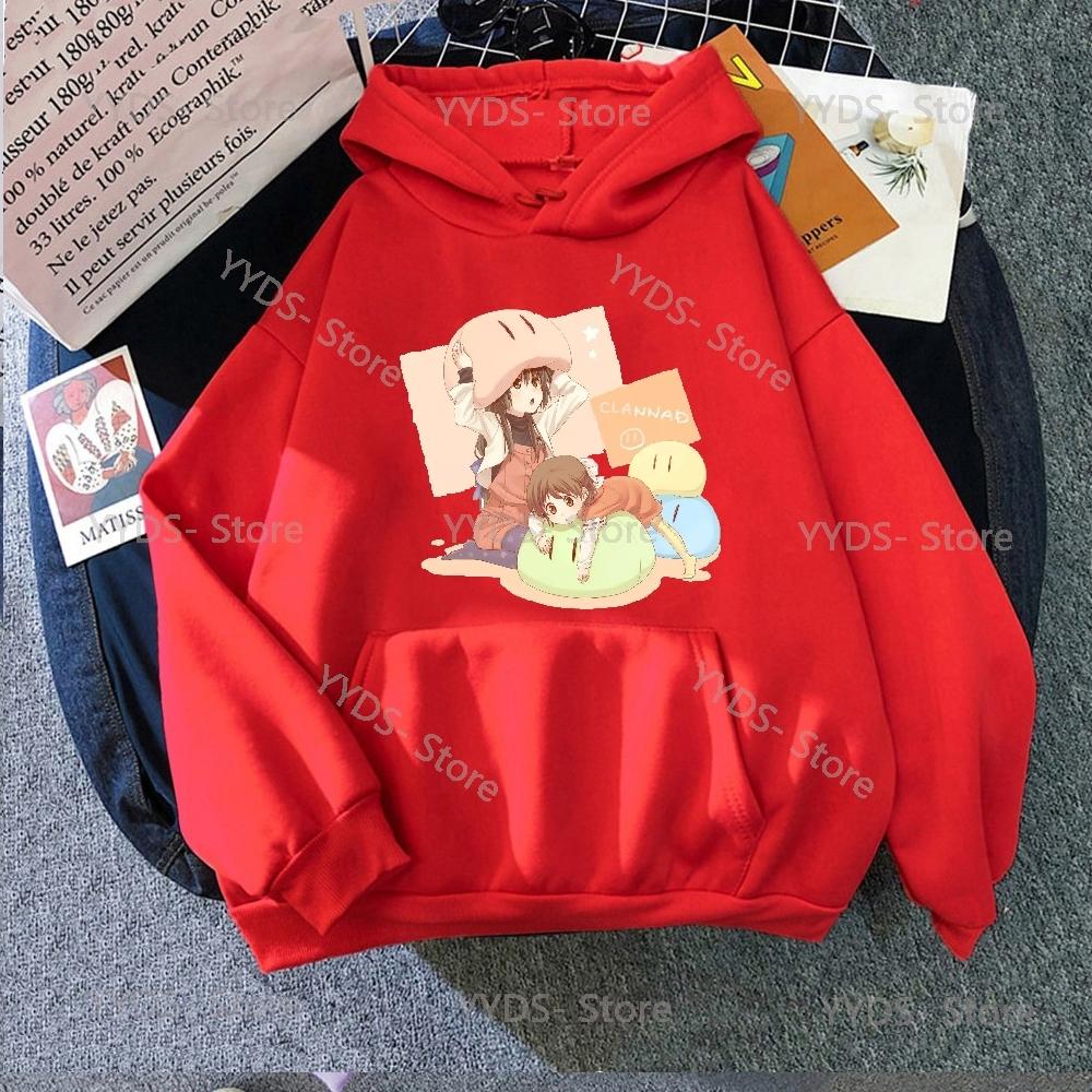 Dango Clannad Hoodie Men/Women Harajuku Kawaii Hoodies Y2k Unisex Anime Cartoon Sweatshirts Fashion Tops Casual Clothes