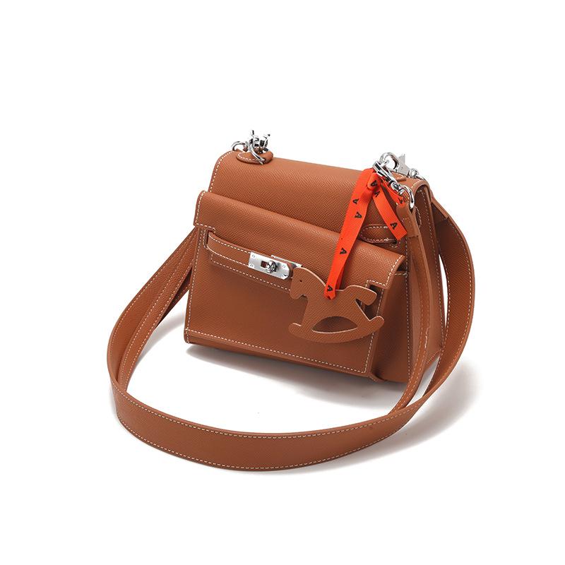 

Весна 2025 Высококачественная ретро-сумка через плечо коричневый