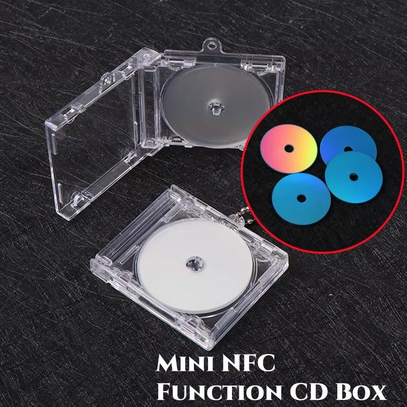 NFC DIY Leeres Album Schlüsselanhänger Mini CD-Disc Hülle Gedenkanhänger Für Rucksack Dekoration