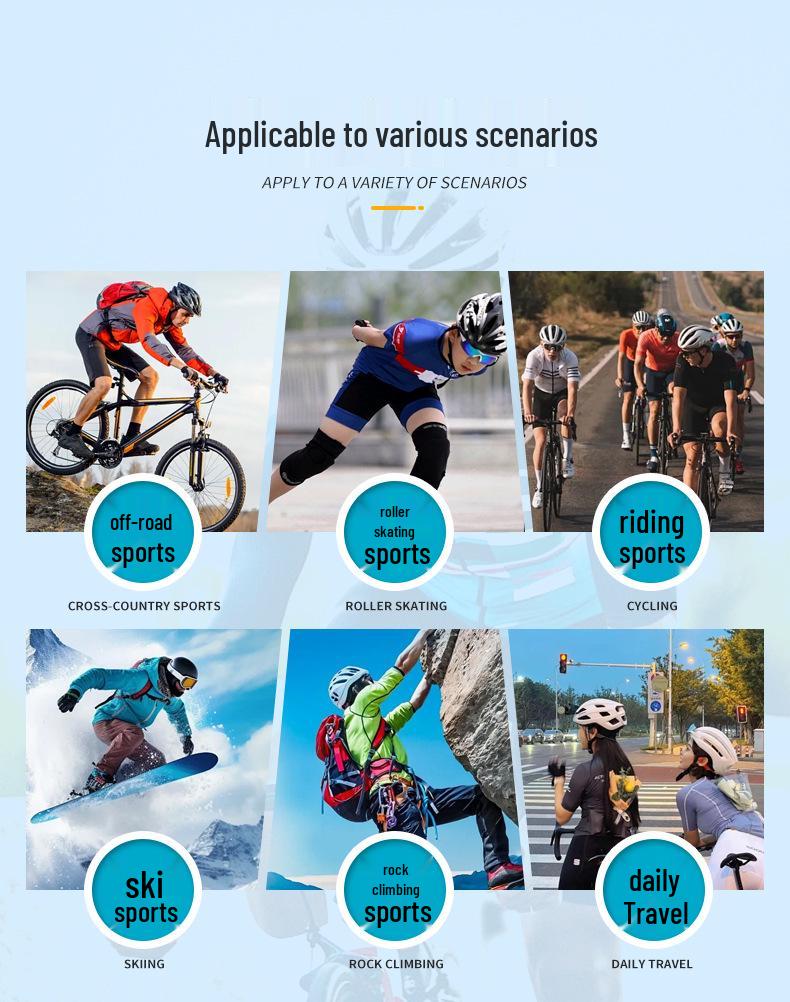 3C Sertifikalı Gece Parlayan Dağ ve Yol Bisikleti Kaskı - Nefes Alabilir ve Bisiklet İçin Güvenli