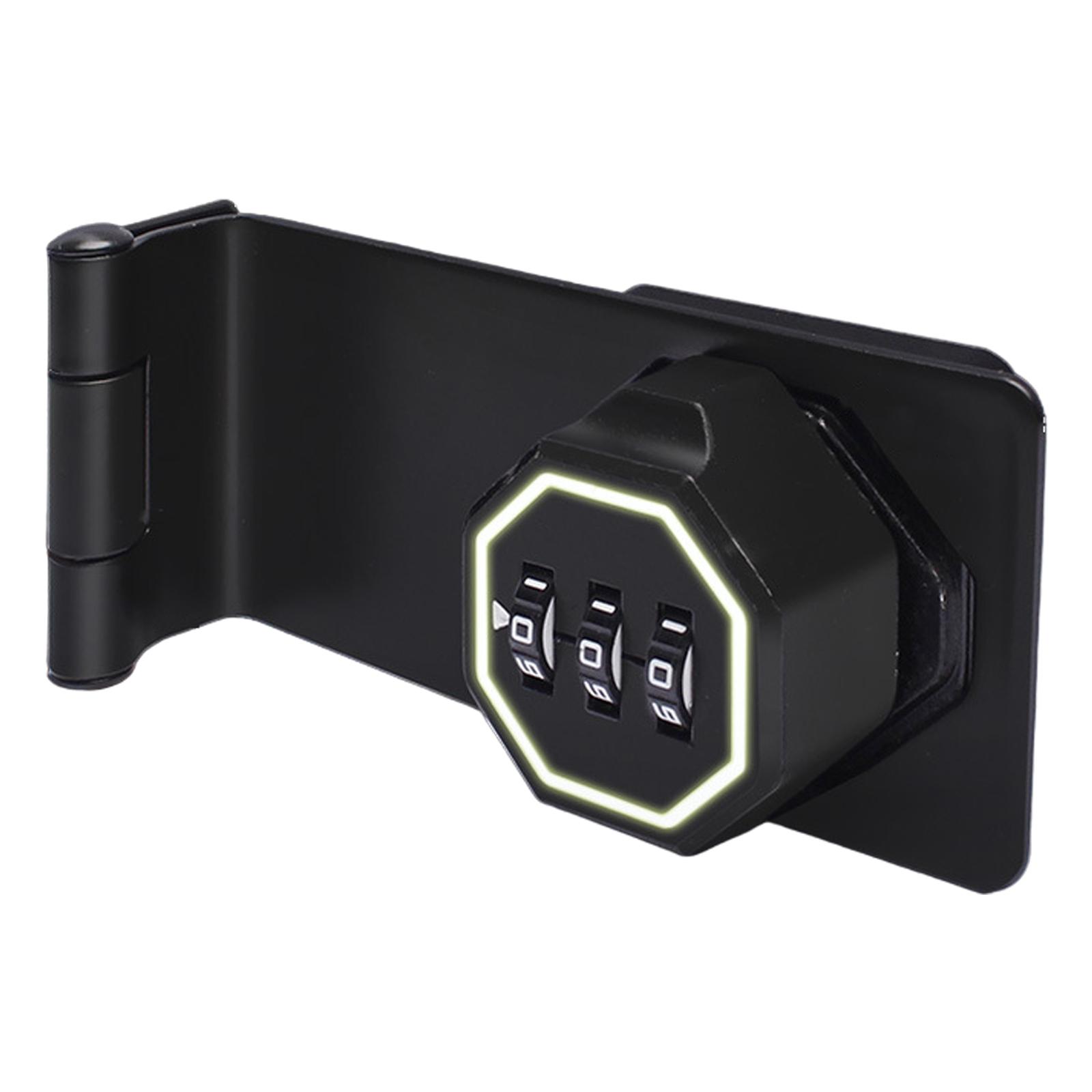 

Замок для шкафа без ключа 3-значный кодовый замок Замок-защелка с паролем для шкафов с маленькой дверцей, амбарной двери, ванной комнаты B