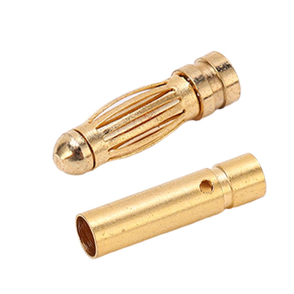 Banana Plugs 3mm Male To Female Metal Banana Plug Connectors for Car Model Airplane Model Measuring Instrument