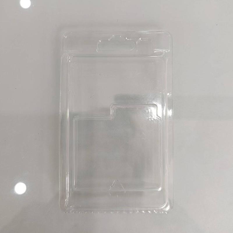 Blister Plastic Transparent Packaging Box Keychain Case Cover Cosmetic Gift Box Display Box With Hang Hole