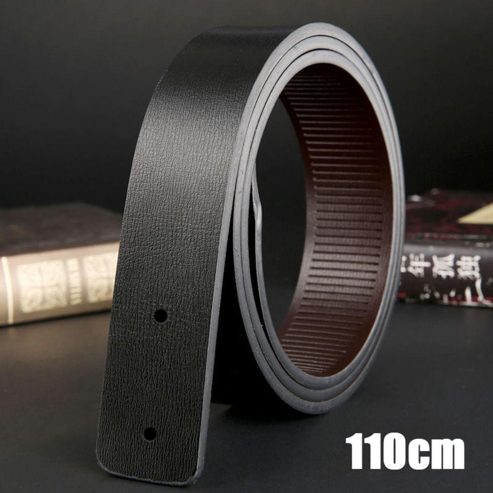 Luxury Brand Designer No Buckle Waistband Classic 3.2cm Belts Casual Genuine Leather Belt