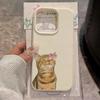 Милий мультяшний котик Чохол для телефону iPhone 17 Air 16 15 14 13 12 11 Pro Max 15 14 Plus X XR XS Max Захист М'який Чохол
