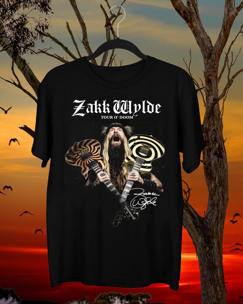 

Rare Zakk Wylde Guitar Cotton Tee Gift For Fan S to 5XL T-shirt GC1530 Unisex T-Shirt XXXXL