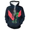 Unisex Anime Graphic Print Pullover Hoodie Men Women Casual Street Sweatshirt