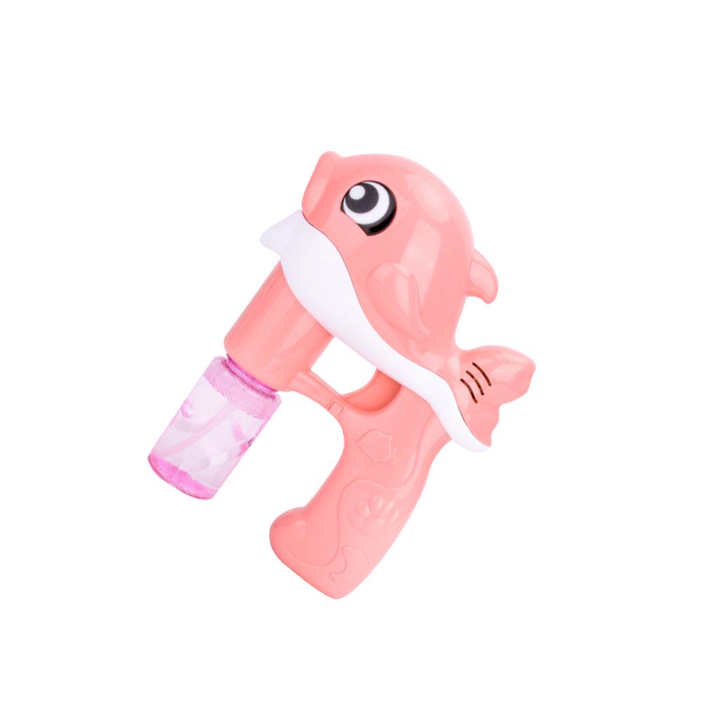 1PC Electrical Bubble Machine Dolphin Shape Bubbler Creative Gift Music Bubble Maker for Kids Girls