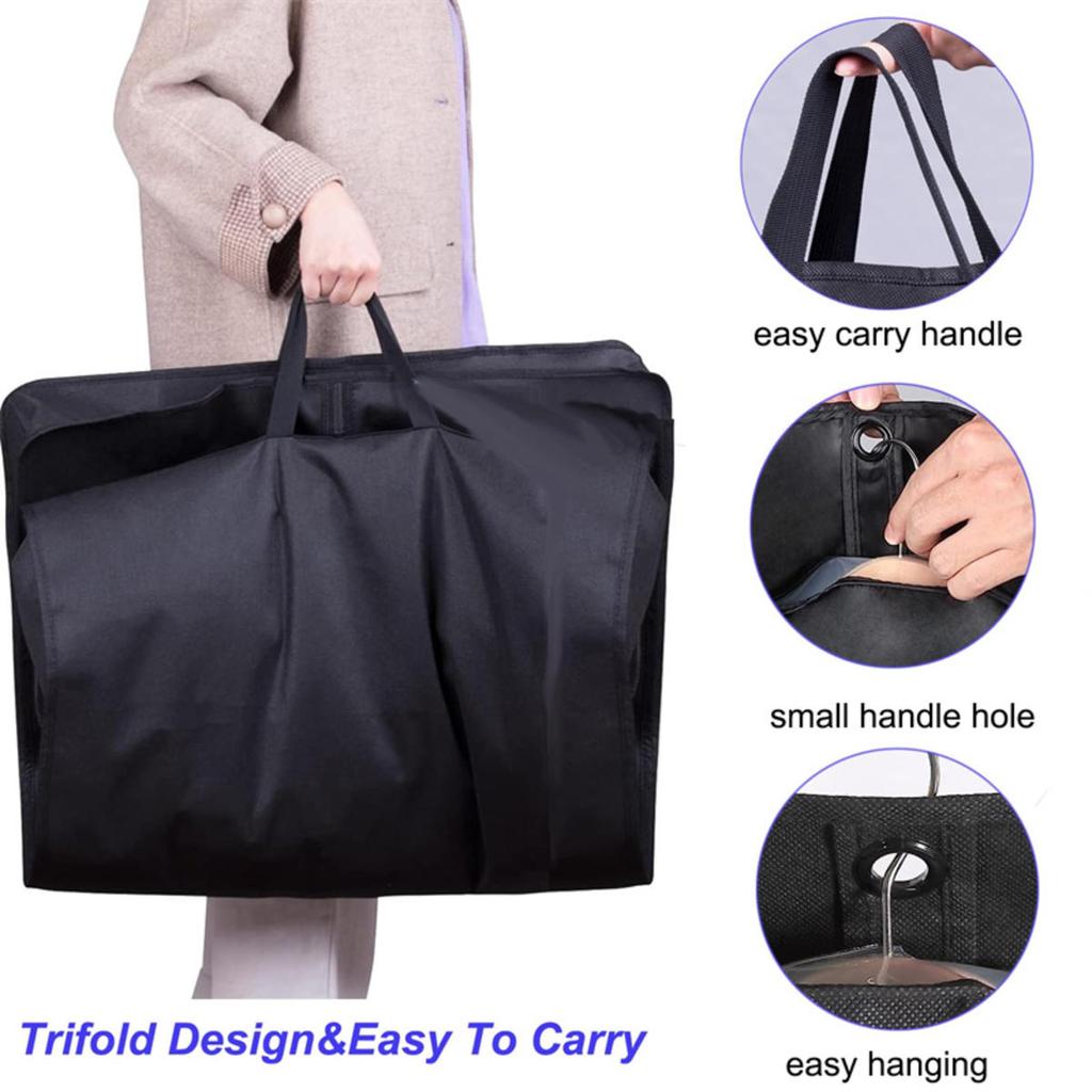 Dustproof Clothing Covers Waterproof Clothes Dust Cover Coat Suit Dress Protector Hanging Garment Bags Closet Organizer