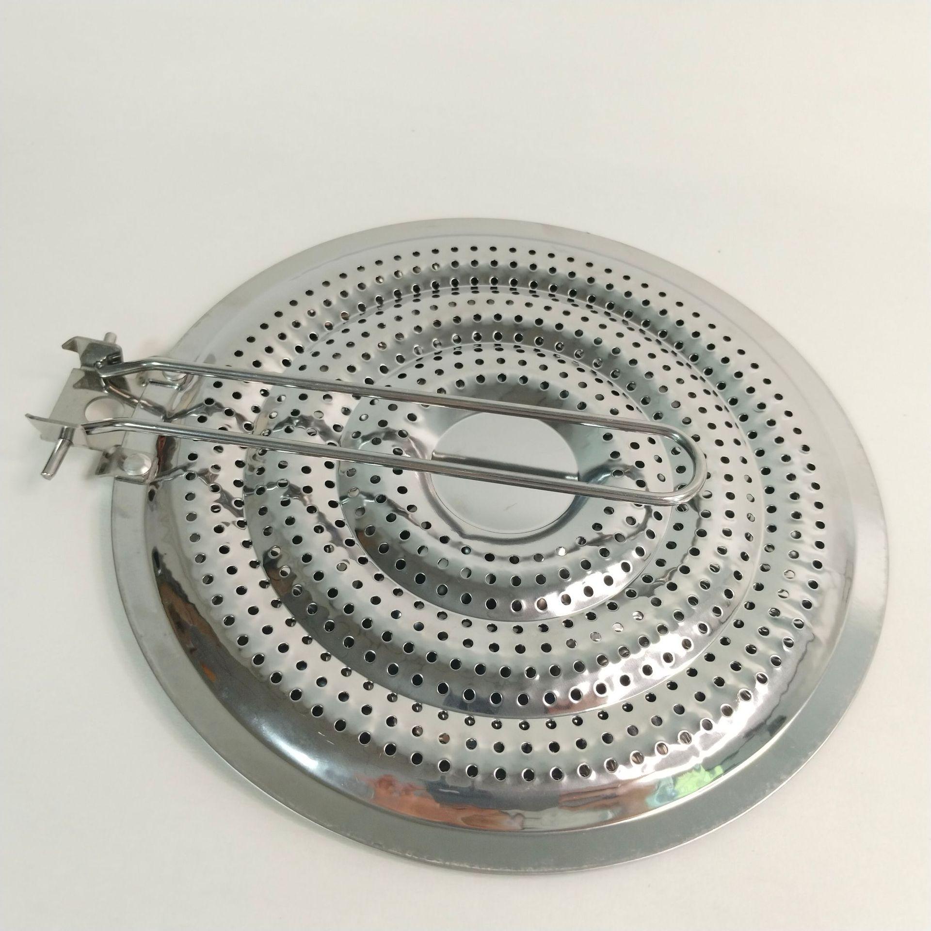 Double Layer Stainless Steel Heat Insulation Mat for Wok and Coffee Brewing