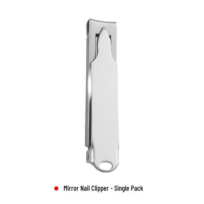 Ultra-Thin Portable Stainless Steel Nail Clipper with Anti-Splatter Design and Custom Logo