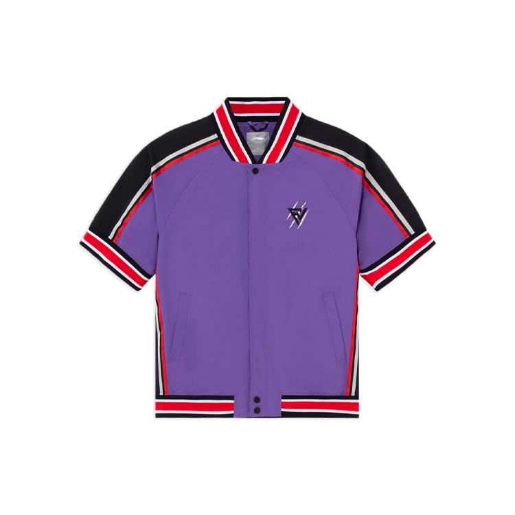 Li Ning Sports Basketball Collection Baseball Jacket Men s AJDR547-1 XXL