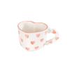 JUSTINLAU Ceramic Mug Valentine's Day Gifts Breakfast Coffee Milk Oat Cup Creative Couple Cup with Handle Home/Office Water Cups