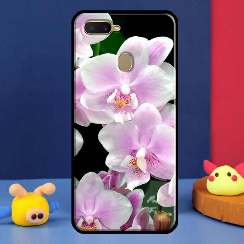 Orchid Flowers Colorful Case For Oppo A91 A5 A9 A16 A76 A96 A58 A78 A98 A52 A72 A74 A94 A54 S A57 A77 A15 A17 Cover
