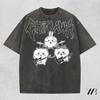 Metal Chiikawa Shirt, Soft Graphic Tee with Cute Metal Design, Comfort Colors Casual Wear for Fans, Perfect Gift for Anime & Kawaii Lovers