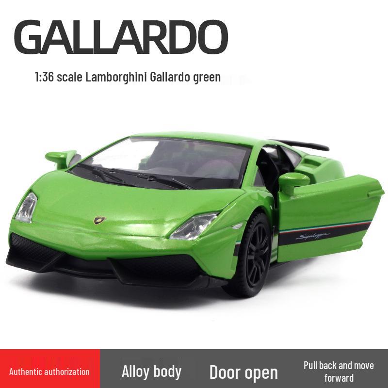 

Boxed Ma Ke Da 1:36 Lamborghini LP610 Little Bull Hurricane Alloy Car Model Toy