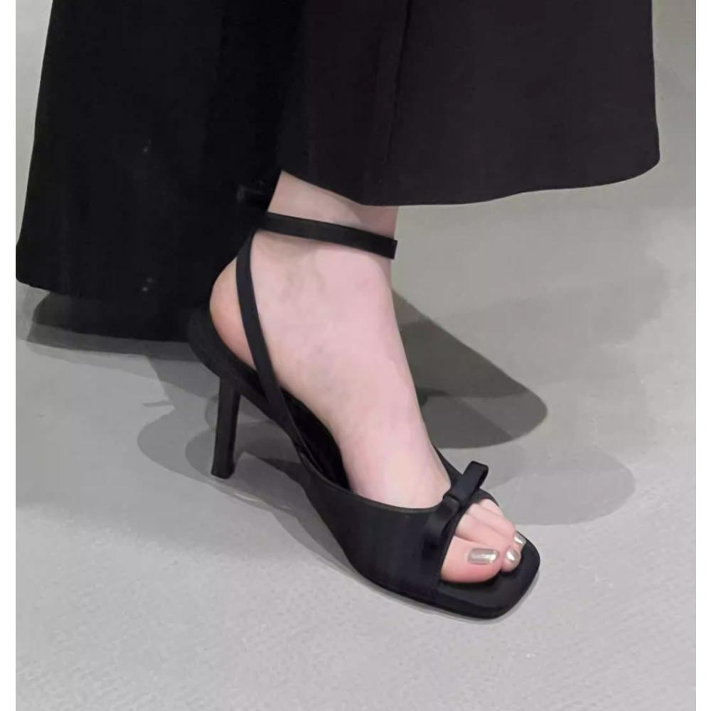 New Sexy Women High Heel Sandals Thin High Heels Open Toe Zipper Dancing Shoes Summer Ballroom Dance Shoes Pumps