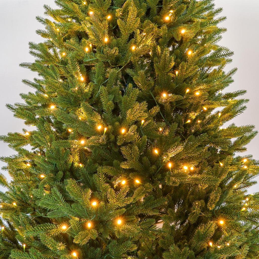 Luxury 1.8m Indoor Christmas Tree with Lights - High-End Encrypted Full PE Simulation Tree for Home Decor
