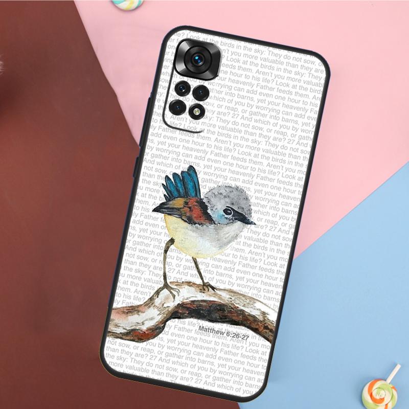 Lovely Birds Hummingbird Cover For Xiaomi Redmi Note 13 Pro 14 12 11 9 10 9S 10S 11S 12S Redmi 10C 12C 13C 14C Case