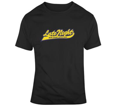 Late Night With David Letterman T Shirt