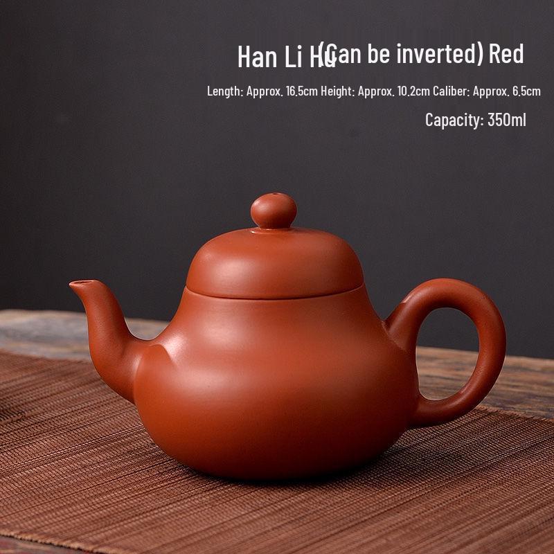 Yixing Large Capacity Purple Clay Teapot with Tea Cup Set for Home Use, Single Pot Kung Fu Tea Set.