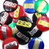4 szt. 56 mm 60 mm 65 mm Stylizacja Samochodu Naklejki na Środkowe Kołpaki Kół Akcesoria Zamienne do Samochodu Dla Odznaki Emblematu Naklejki BBS Akcesorium