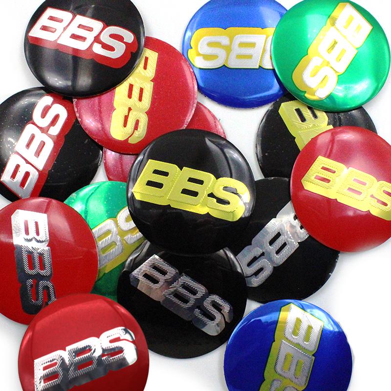 4 szt. 56 mm 60 mm 65 mm Stylizacja Samochodu Naklejki na Środkowe Kołpaki Kół Akcesoria Zamienne do Samochodu Dla Odznaki Emblematu Naklejki BBS Akcesorium