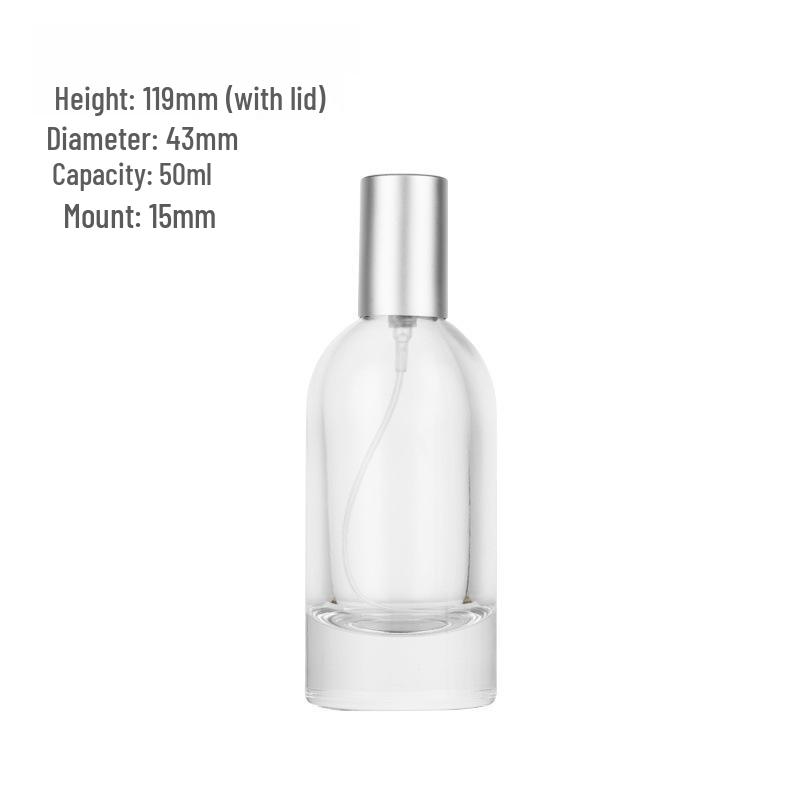 Large Bayonet Glass Perfume Decanter & Portable Spray Bottle
