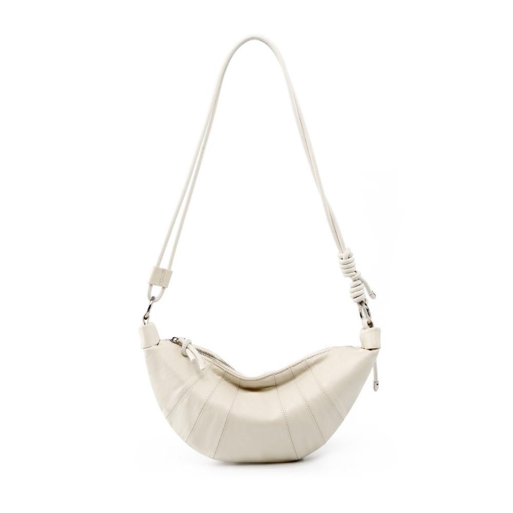 

Кожаная сумка-круассан большой вместимости, новый нишевый дизайн, модная наплечная сумка-мессенджер