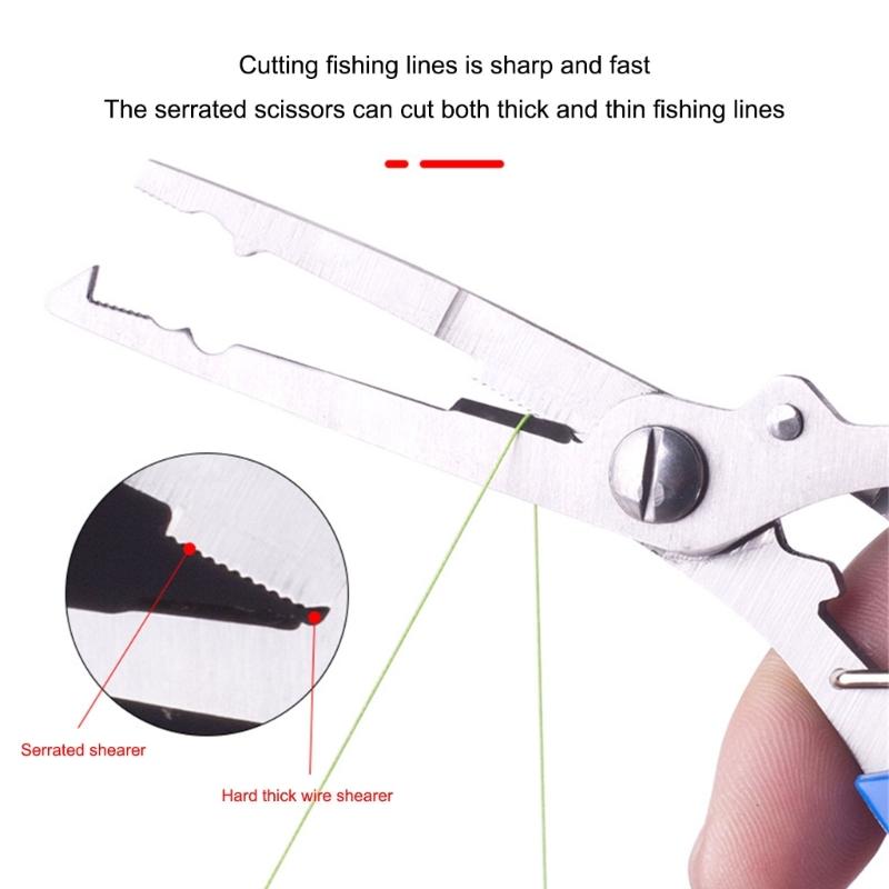 Good Quality Lures Pliers Nonslip Grip Pliers Ergonomic Fishing Pliers for Versatiles Use in Fishing
