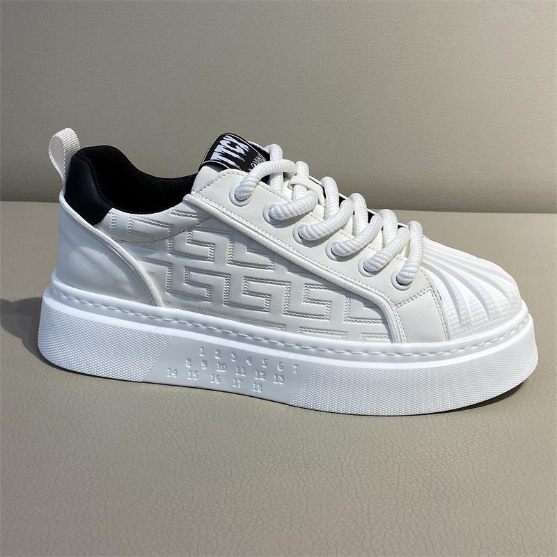 

Autumn new casual shoes white shoes shell head platform lightweight low-top board shoes sneakers tt 38