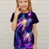 Children's Butterfly Printed Cute Multi Color T-shirts Girls Fashion Soft Comfortable T-shirt