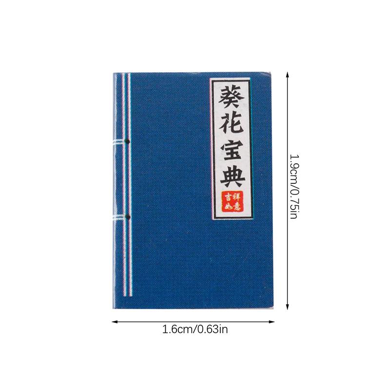 

4-Piece Pack 1:12 Dollhouse Miniature Books for Study Room Decor, Micro Scene Ornaments and Photo Props