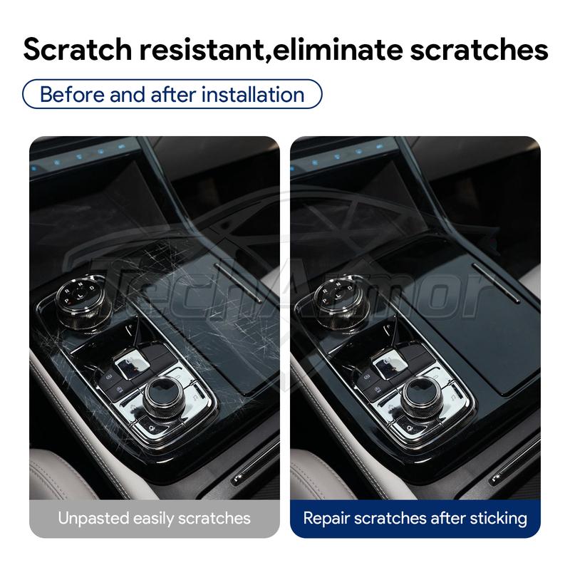 Car Interior TPU Protector Anti-scratch Film For Ford Territory Equator 2024-2025 Protective Transparent Stickers Accessories