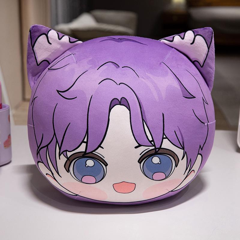 

Подушка Love & Deepspace: Ци Ю Спинка для кровати и Шен Плюшевый Данго Брелок - Ультрамягкий компаньон для сна 32cm Pillow