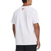 Under Armour Rose Delivery Flame Cartoon Letter Print Casual Crew Neck Short Sleeve T-Shirt Men T-Shirts White 1380916-100