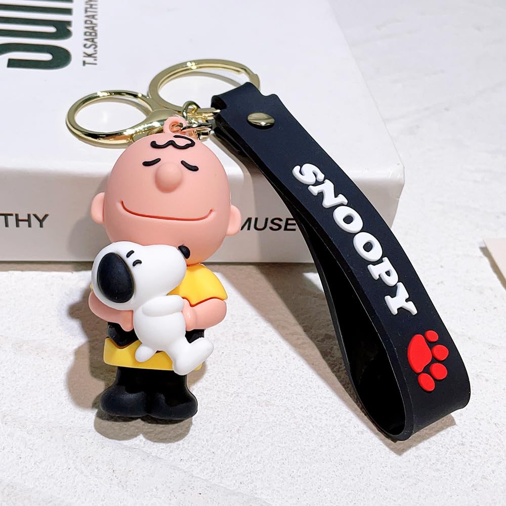 Cute Anime Keychain Unisex Adults Kids Unofficial [DONGRENBINGXIN] (3 Types) (1) [Item]