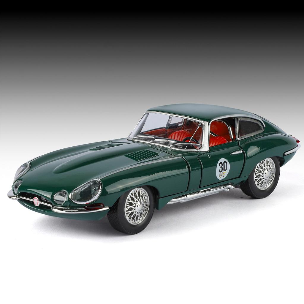 1/24 Jaguar E-Type High Simulation Scale Metal Model Car Great Home & Decoration Collectibles Boy's Birthday Gift Decoration Kid
