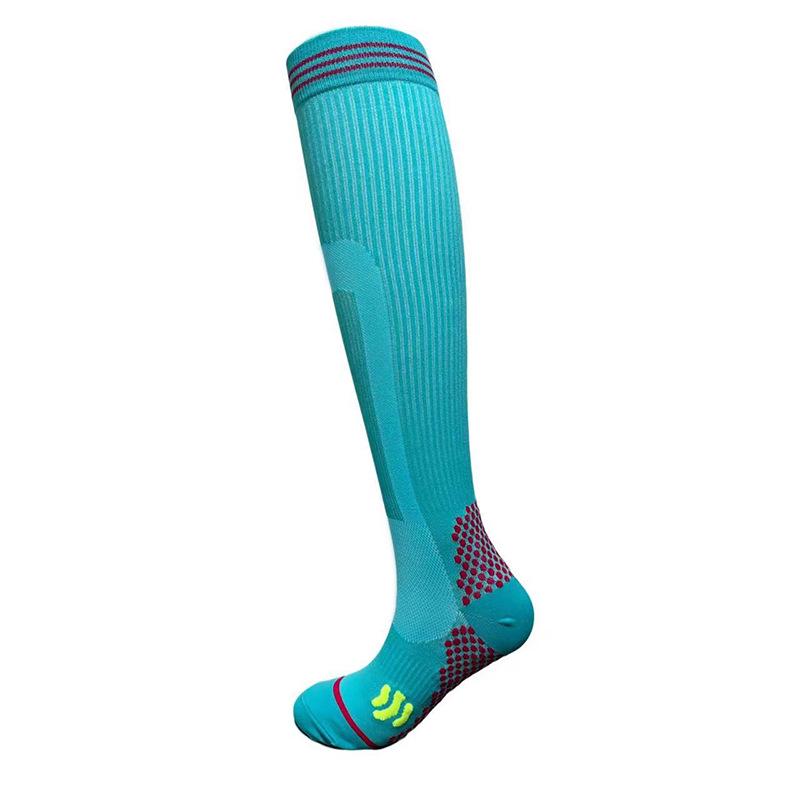 Unisex Sports Compression Socks for Running and Fitness - Mid-Calf Style Inspired by Liu Genghong