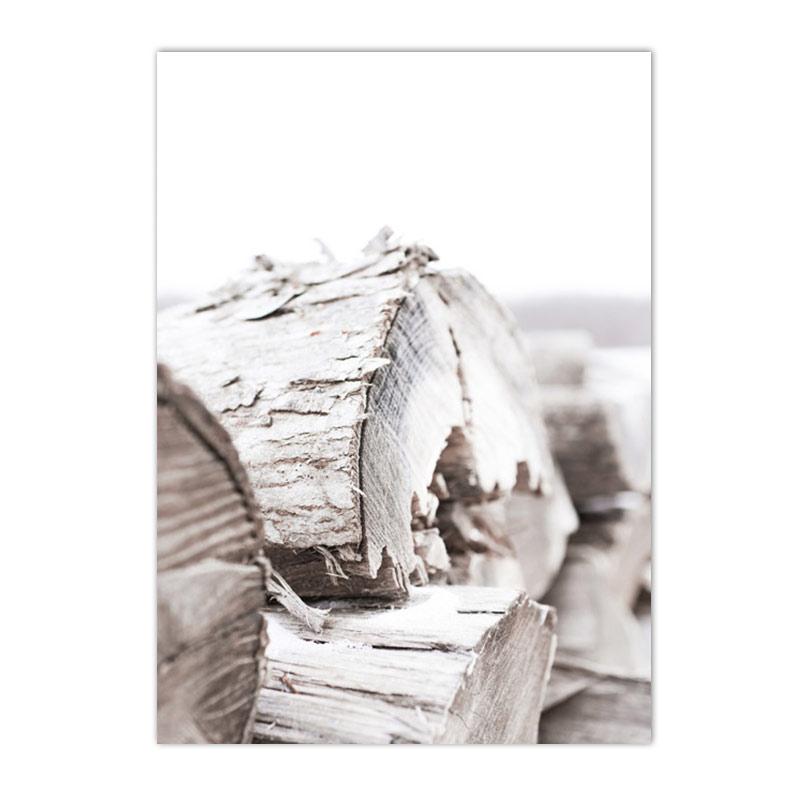 Zima Snow Tree Pine Nástěnný Umělecký plakát Obrazy sobů Obraz na plátně Dům Auto Plakáty Nordic Wall Pictures Dekor do obývacího pokoje