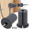 10 Pieces Cable Routing Kit Feed Through Bushings Organizing Ethernet Cables Silicone Wall