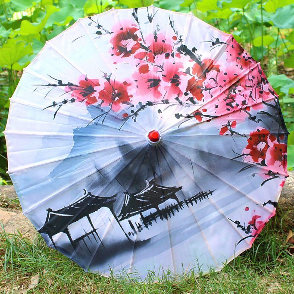 Chinese Antique Style Kids Decorative Umbrella Costumes Photography Umbrella Dance Performance