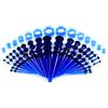 50Pcs Acrylic Ear Gauge Kit 14G-00G Ear Taper Ear Dilation Ear Stretching Kit  Unisex