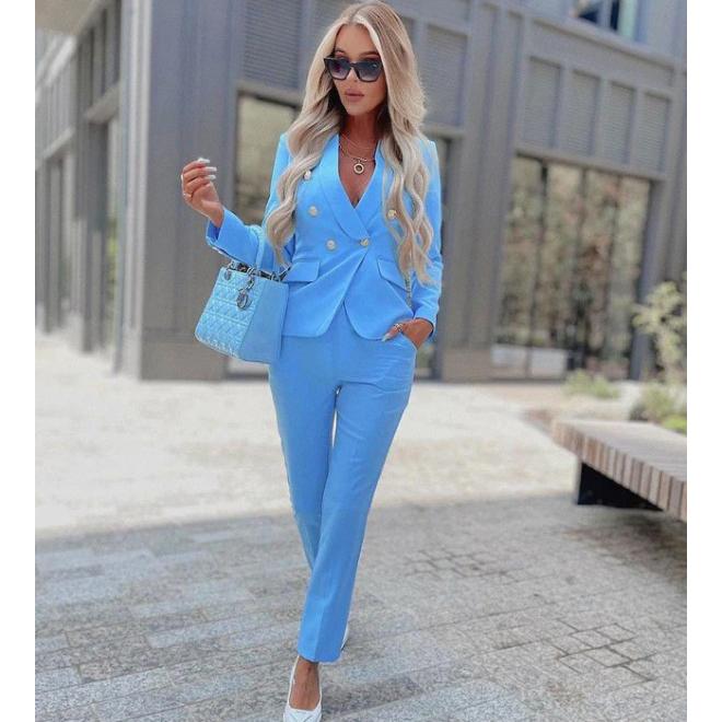 

Элегантный однотонный модный пиджак делового костюма с шалевым воротником для женщин, весенняя новинка, высококачественный женский брючный костюм для вечеринки 5XL