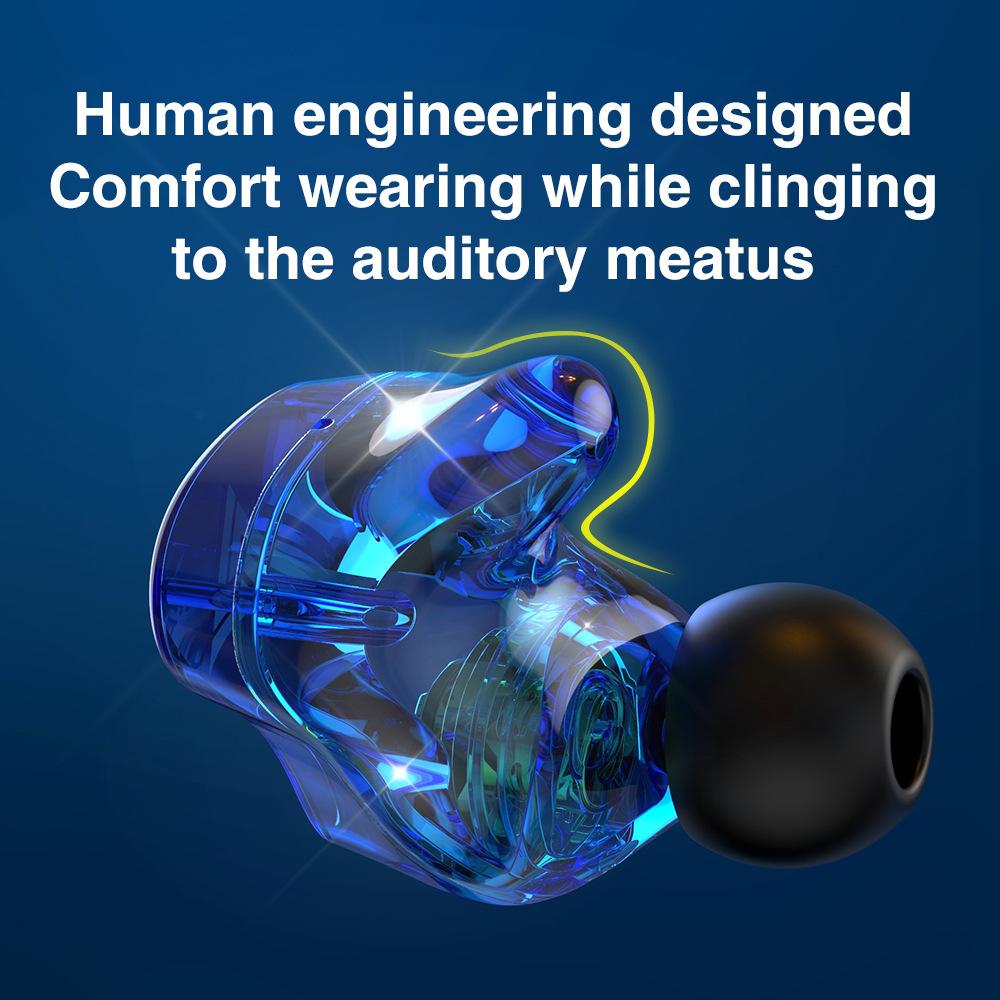 QKZ SK7 Kopfhörer In-Ear-Typ Stereo Control Headset Control Headset Hören Headset Telefon kabelgebundene Kopfhörer